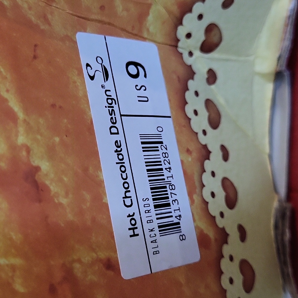 Hot Chocolate Design Black Birds Sandal - Picture 15 of 16